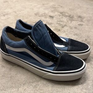 Vans Blue and Black Women's Sneakers